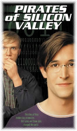 “Pirates of Silicon Valley” poster with Anthony Michael Hall as Bill Gates and Noah Wyle as Steve Jobs