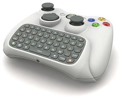 “Chatpad” controller for the XBox 360