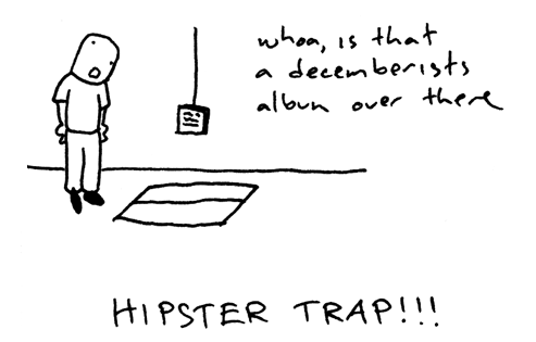 “Hipster Trap” comic from “Toothpaste for Dinner”