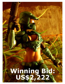 “Master Chief” from Halo as a hot woman.
