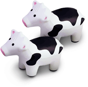Squishy cows