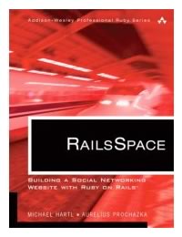 Cover of the book “RailsSpace”