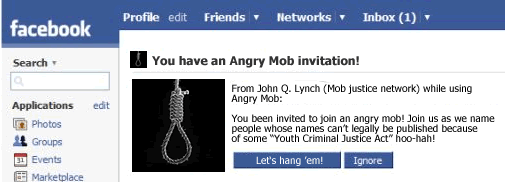 “You have an Angry Mob invitation!” mock-up