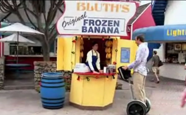 "Bluth's Frozen Banana" stand from "Arrested Development"