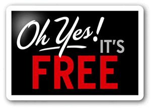 Oh yes! It's FREE!