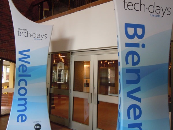 Entrance to TechDays Halifax