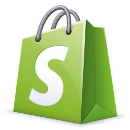 Shopify shopping bag logo