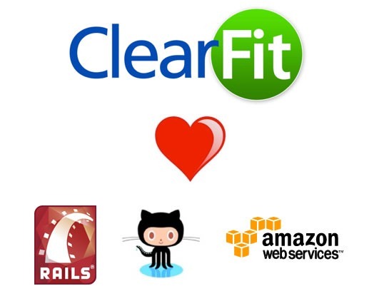 Clearfit [hearts] Rails, GitHub and Amazon Web Services