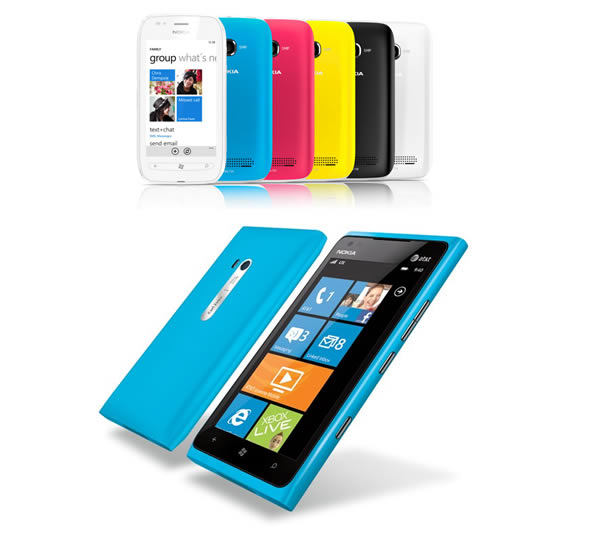 Nokia Lumia and 700 and 900 phones