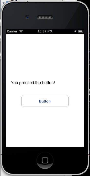 you pressed the button