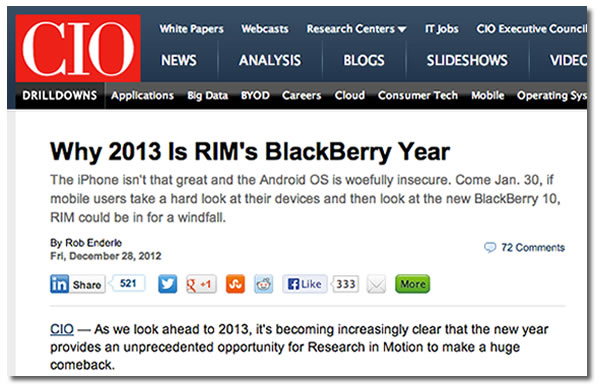 enderle - why 2013 is rims blackberry year