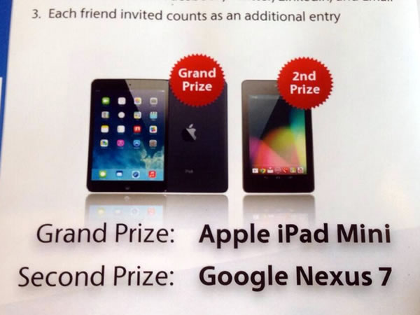 grand and second prizes