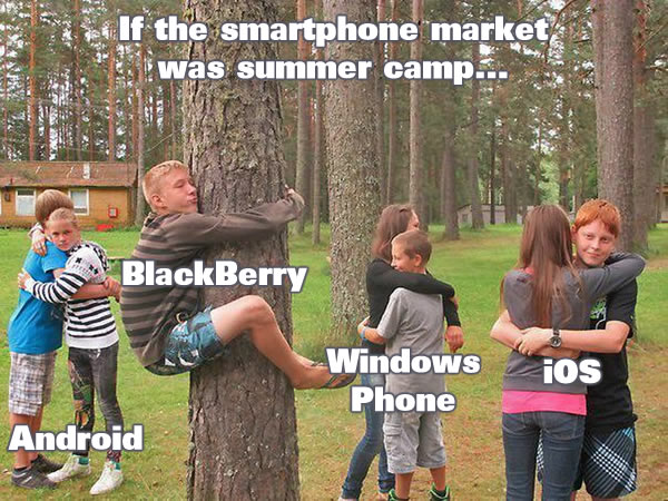 if the smartphone market was summer camp