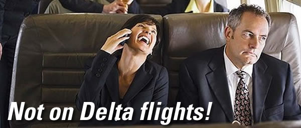 not on delta flights