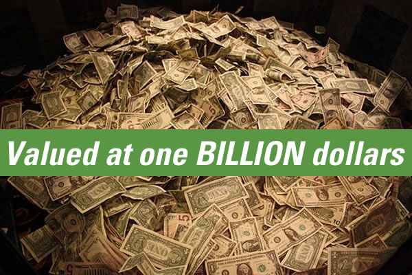 valued at one billion dollars