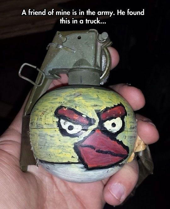 angry birds grenade