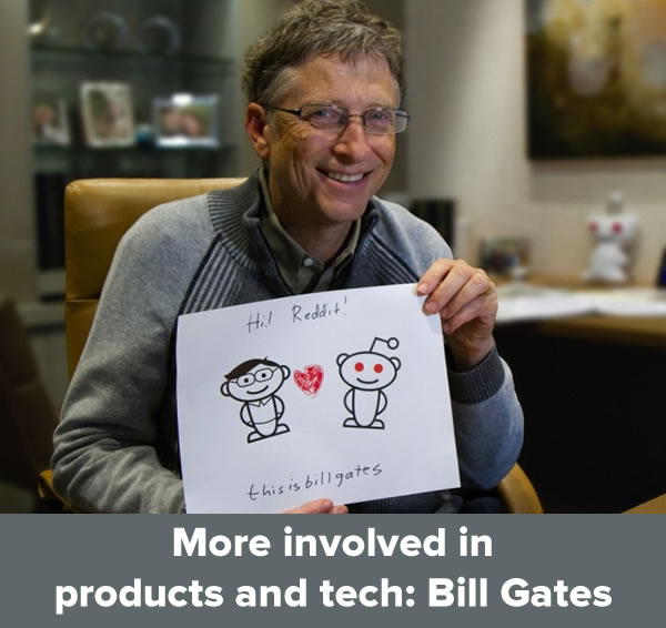 products and tech - bill gates