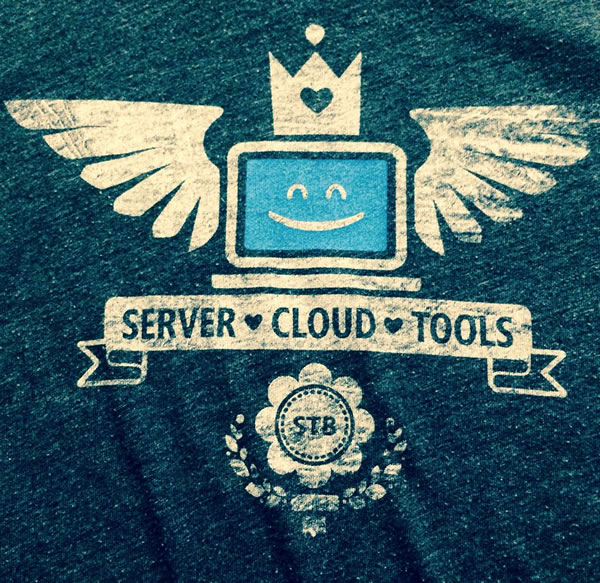 server cloud tools t-shirt