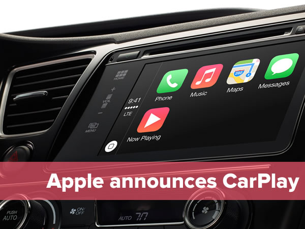 apple announces carplay