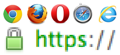browsers and https