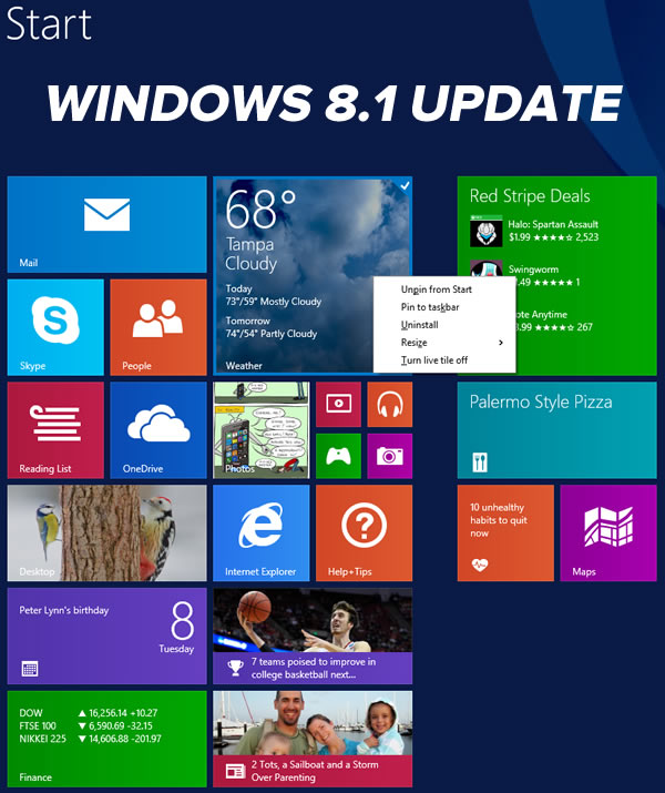 upgrade windows 8 to 8.1