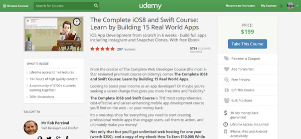 rob percival udemy course