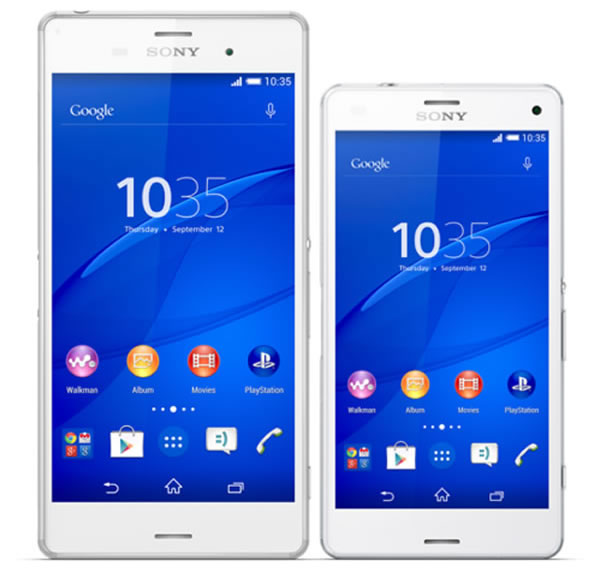 sony xperia z3 and z3 compact