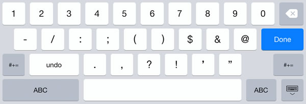 ipad number pad keyboard