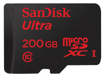 sandisk 200gb microsd card