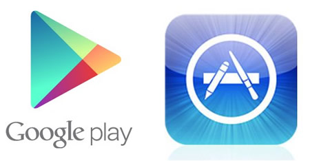 google play and app store