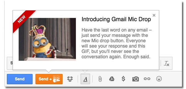 introducing gmail mic drop