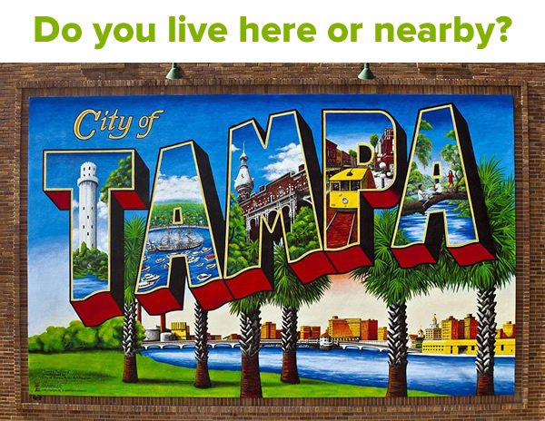 Do you live here or nearby? (Photo of Tampa wall mural.)