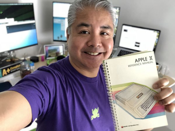 Joey deVilla and his original Apple ][ reference manual
