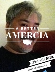 "A Better Amercia" overlay from the "With Mitt" iPhone app