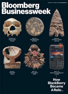 Bloomberg Businessweek cover: "How BlackBerry Became a Relic"