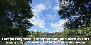 Photo: Lake Roberta in Seminole Heights — Tampa Bay tech, entrepreneur, and nerd events / Monday, July 20 - Sunday, July 26, 2020 * GlobalNerdy.com